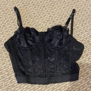Black corset top